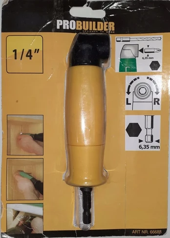 Kampinis adapteris bitams 1/4" 155mm