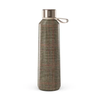 Favorite Coat - Plaid Water Bottle, 500 ml