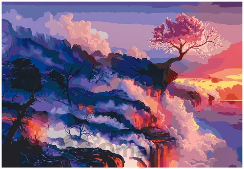 Omaart Rožinė clouds 45x65