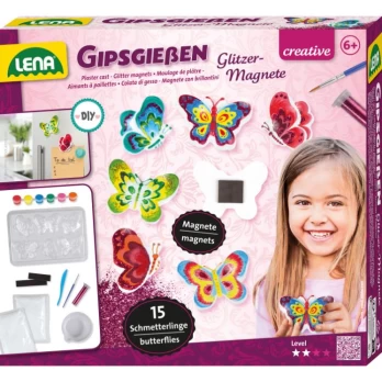 LENA - DIY Glitter Magnets (16075) /Arts and Crafts /Multi