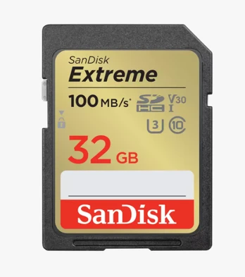 SanDisk Extreme SDHC 32GB Memory Card