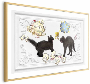 Artgeist Plakatas - Cat Fight