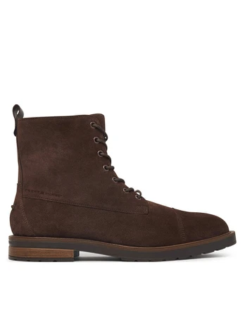 Tommy Hilfiger Auliniai batai Cleated Hilfiger Sde Moc Boot FM0FM05964 Ruda