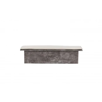 Kellogg Bench - Grey / Cushion Linen Overlock MDF