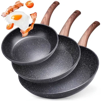 Vilde Keptuvių rinkinys su granito danga 20/24/28 cm