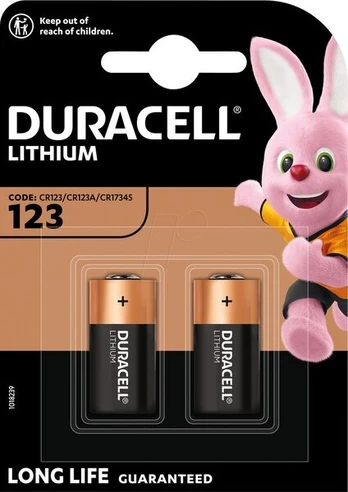 Duracell ličio baterijos, 3V., 2 vnt.