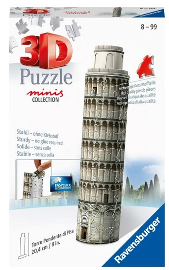 3D Puzzle Mini Building Pisa - RAVENSBURGER dėlionė