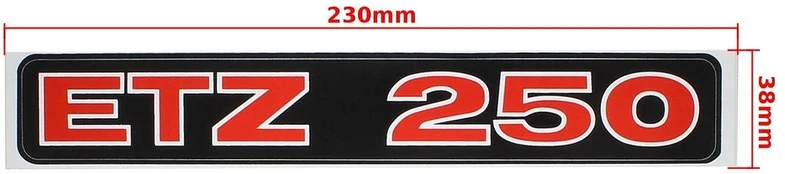 Other MZ ETZ 250 RAUDONAS LIPDUKAS CAT-E