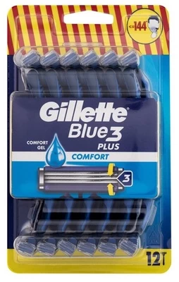 Skustuvas Gillette Blue 3 Comfort, 12 vnt