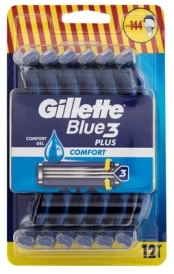 Skustuvas Gillette Blue 3 Comfort, 12 vnt kaina