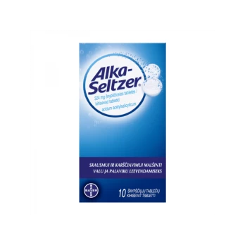 ALKA-SELTZER 324 mg šnypščiosios tabletės N10