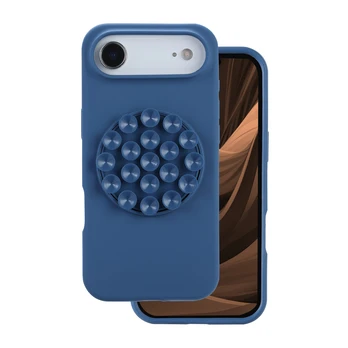 Dėklas Blue Silicone Stick case for iPhone 17 Air 6,6' mėlynas