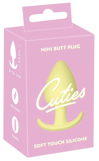 Anal Cuties Cuties Plugs Yellow Analinis kaištis