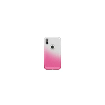 iLike Apple iPhone X / iPhone XS Gradient Glitter 3in1 dėklas Pink