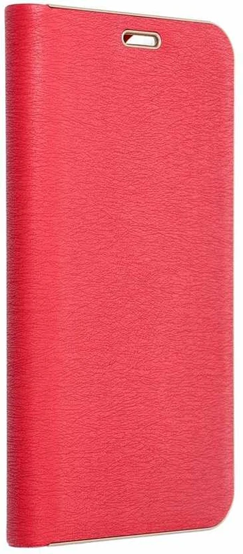 LUNA Book Auksinis dėklas, skirtas XIAOMI Redmi Note 14 PRO 4G Raudona