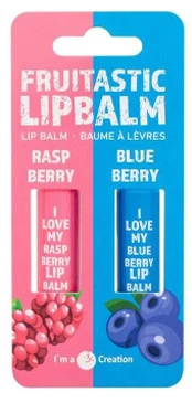 Lūpų balzamas 2K Fruitastic Raspberry & Blueberry, 8.4 g, -