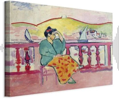 Paveikslas Henri Matisse - Moteris terasoje