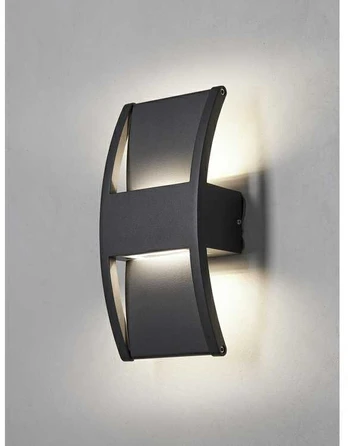 Nielsen_Light LÆRK VÆGLAMPE ANTRACIT GRÅ UP/DOWNLIGHT