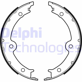 Stabdžių trinkelių komplektas DELPHI LS2131