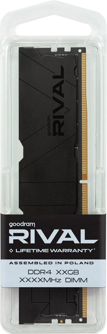 Goodram PC memory DDR4 Rival Deep 8GB(1*8)/3600 CL18 black