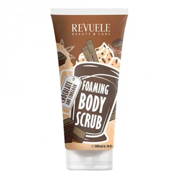 REVUELE FOAMING CHOCOLATE & CINNAMON kūno šveitiklis, 200 ml