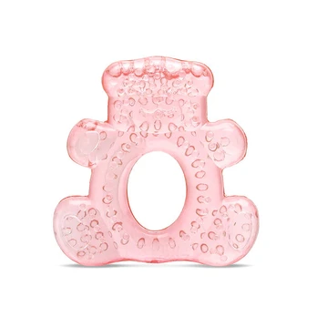 Kramtukas su vandens užpildu Lorelli Bear Shell Pink, 1 vnt.