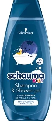 Šampūnas ir dušo želė Schauma vaikams, 400 ml