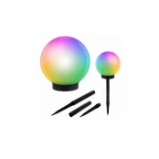 LED sodo saulės lempa RGB 35cm x 10xm 1vnt kaina