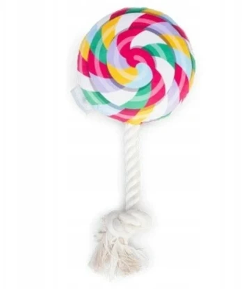 Beeztees BEEZTEES Žaislas Pliušinis LIZAK su virvele 32cm