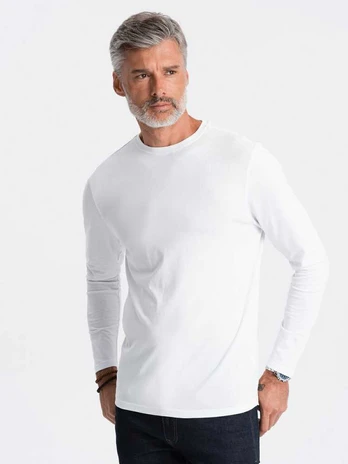 men's unprinted longsleeve - baltas v4 om-lsbl-0106