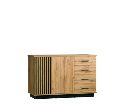 Komoda LAMELO LA6, juoda