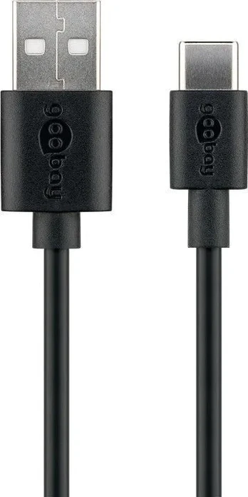 Goobay 59122 USB 2.0 cable (USB-C™ to USB A), black Goobay