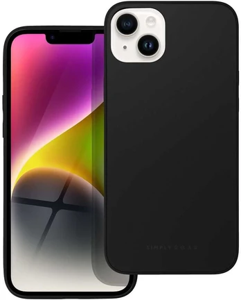 Dėklas ROAR case MATTE GLASS for IPHONE 14 Plus juodas