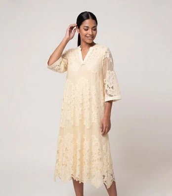 Vero Moda moteriška suknelė 10347696*01, geltona