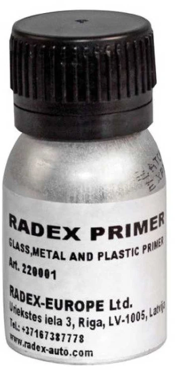 RADEX Primer, gruntas stiklui, 30 ml