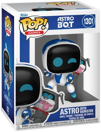 FUNKO POP! Vinilinė figūrėlė: Astro Bot - Astro Bot with Barkster, ~9 cm
