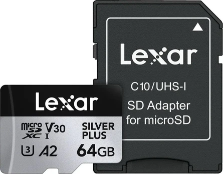 Atminties kortelė Lexar Professional Silver Plus LMSSIPL064G-BNANG, 64 GB