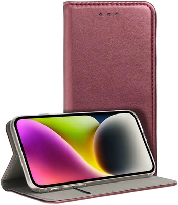 Oem SMART MAGNETO Book case for HONOR X6c burgundy