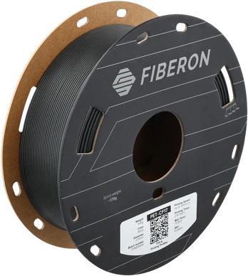 Polymaker Fiberon plastikas ASA-CF08 - Juodas