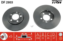 TRW DF2803 Brake Disc