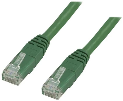 DELTACO UTP Cat6 patchkabel 15m, grön