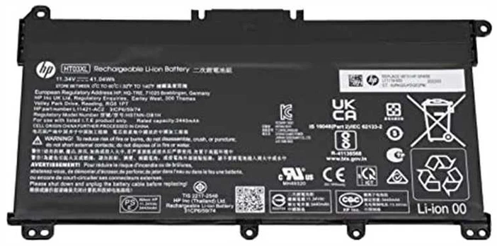 HP BATT 3C 41W 3.6A LI HT03041XL-PR/PL