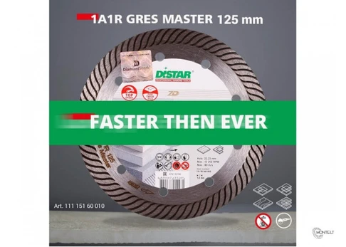 Deimantinis diskas akmens masei DISTAR GRES MASTER 1.4mm, 125mm