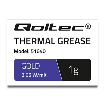 QOLTEC 51640 Thermal paste 3.05W/m-K 1g auksinis