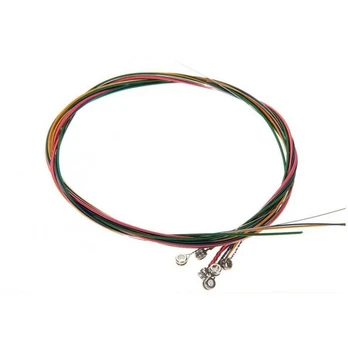 Spalvotos klasikinės gitaros stygos