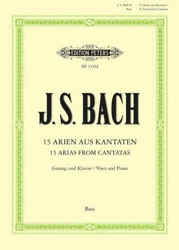 15 Bass Arias from Cantatas