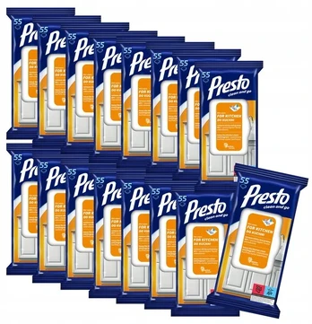 16x Presto universalios servetėlės virtuvei, 55 vnt.