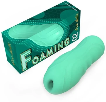 Vyriškas masturbatorius Foaming, mėlyna