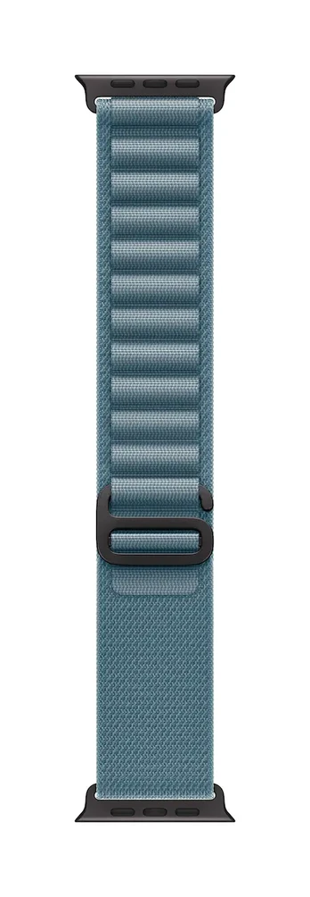 49mm Light Blue Alpine Loop - Medium - Black Titanium Finish