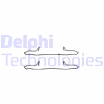 Priedų komplektas, diskinių stabdžių trinkelės DELPHI LX0223